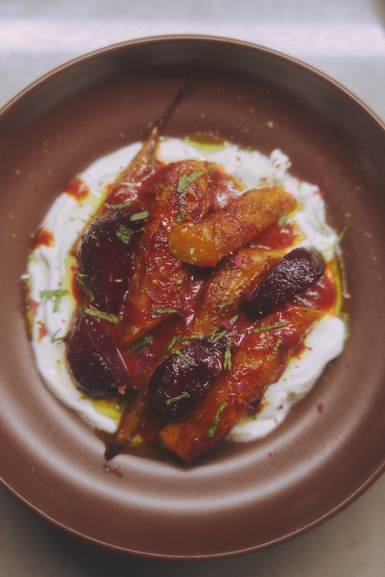Honey Harissa Glazed Carrots & Beets
